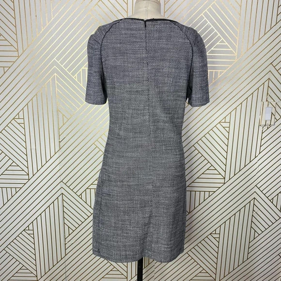Maison Scotch Rendez Vous Tweed Shift‎ Dress Grey - Picture 6 of 12